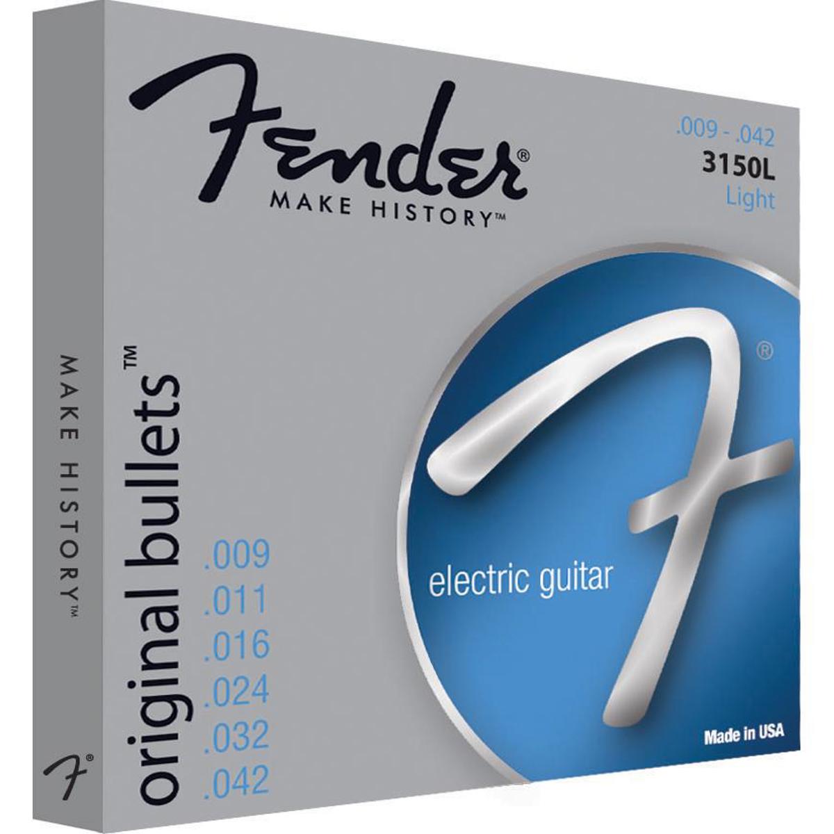 

Fender 3150L Light Original Bullets Pure Nickel Electric Guitar Strings