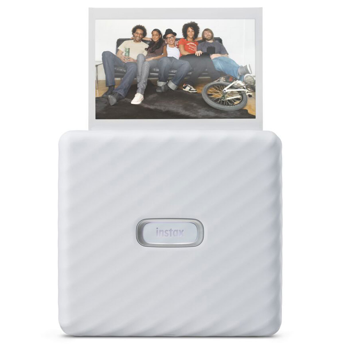 

Fujifilm Instax Link Wide Smartphone Printer, Ash White