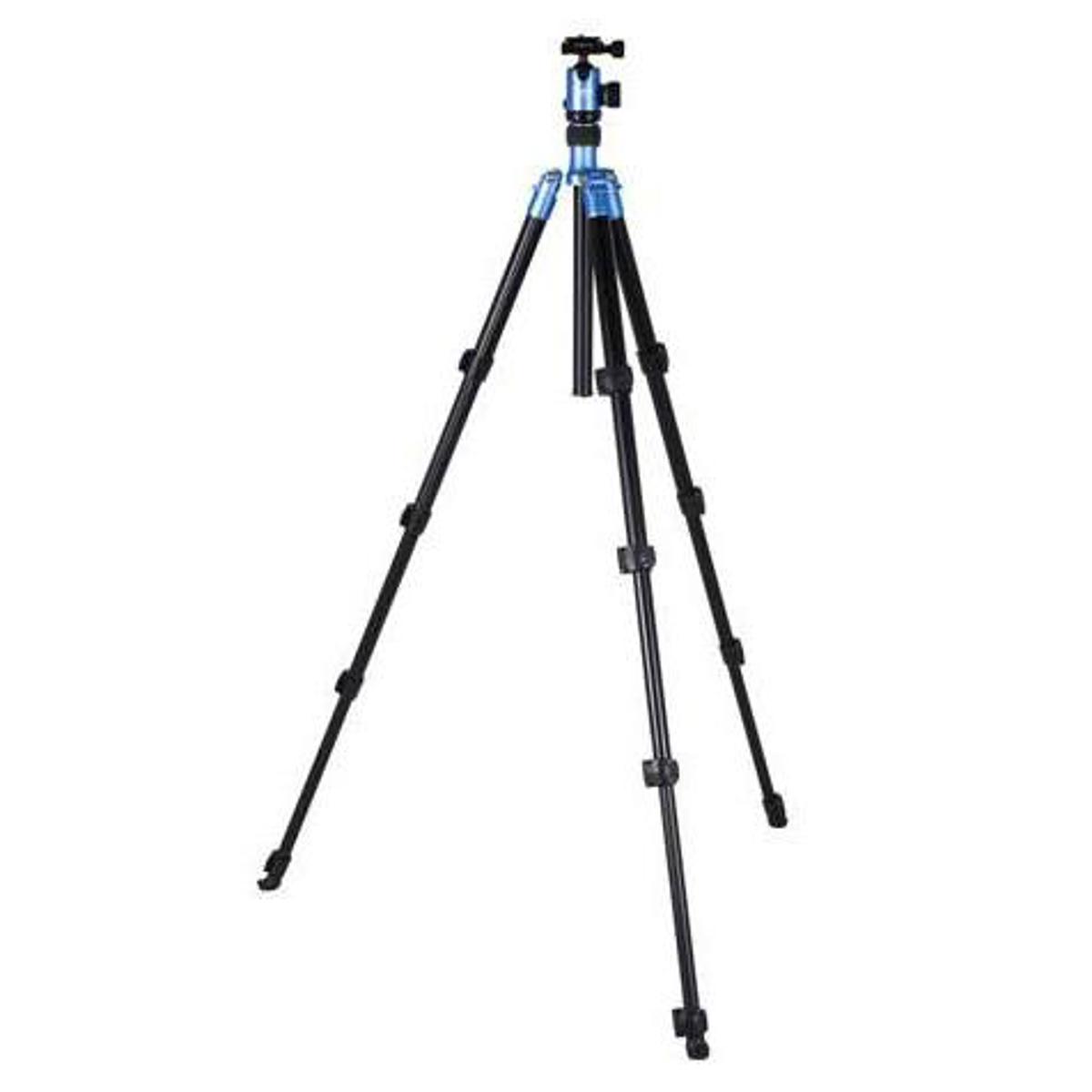 

FotoPro C-50i 5-Sections Aluminum Tripod with FPH-52Q Head, Blue