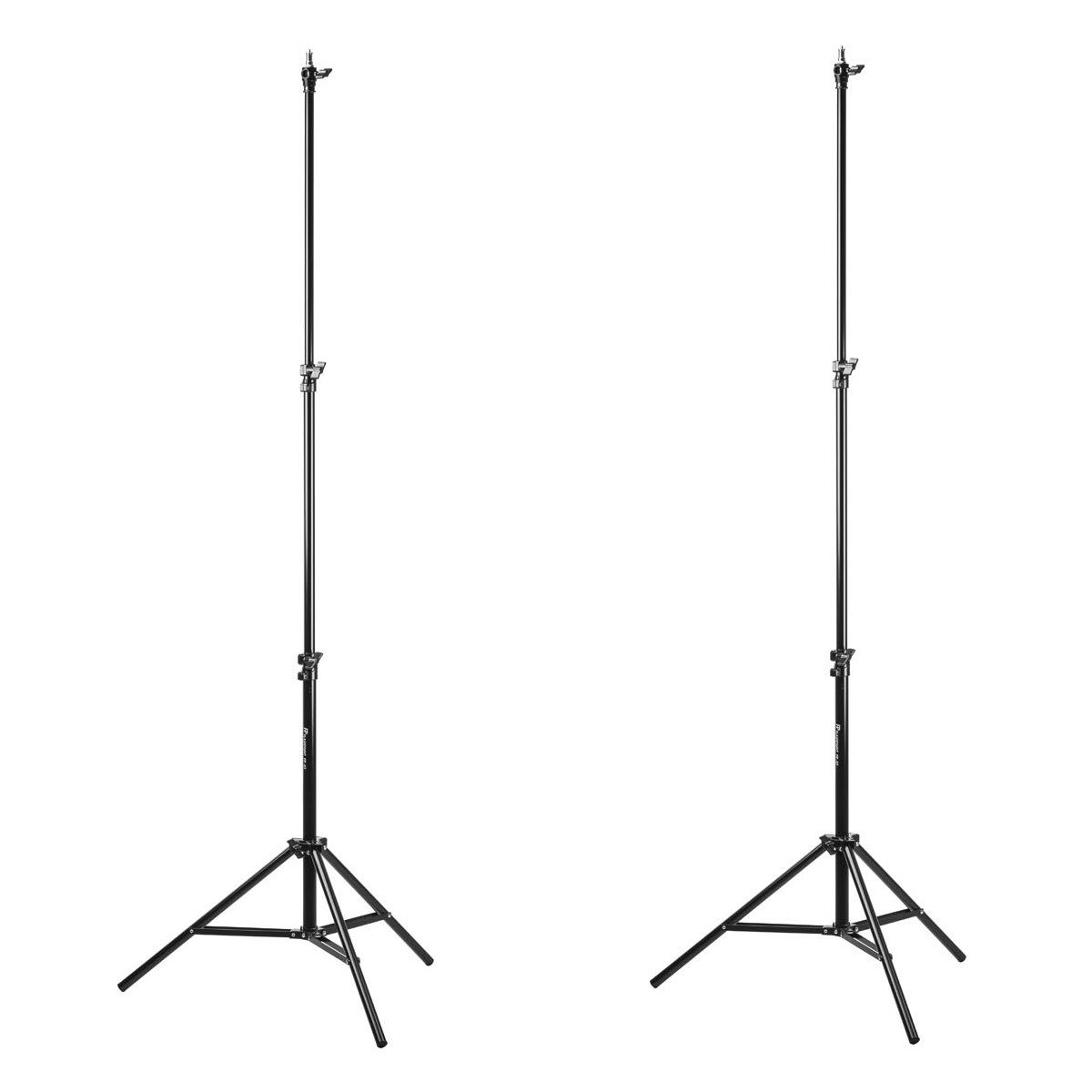 Flashpoint 2x Pro Air-Cushioned Heavy-Duty Light Stand (Black, 7.2