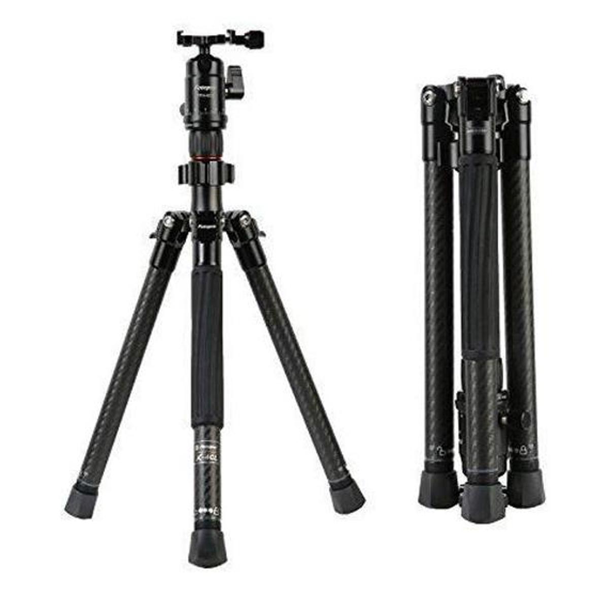 

FotoPro X-Aircross 1 4-Section CF Tripod w/FPH-42Q Ball Head, 51.7" Height, Gray