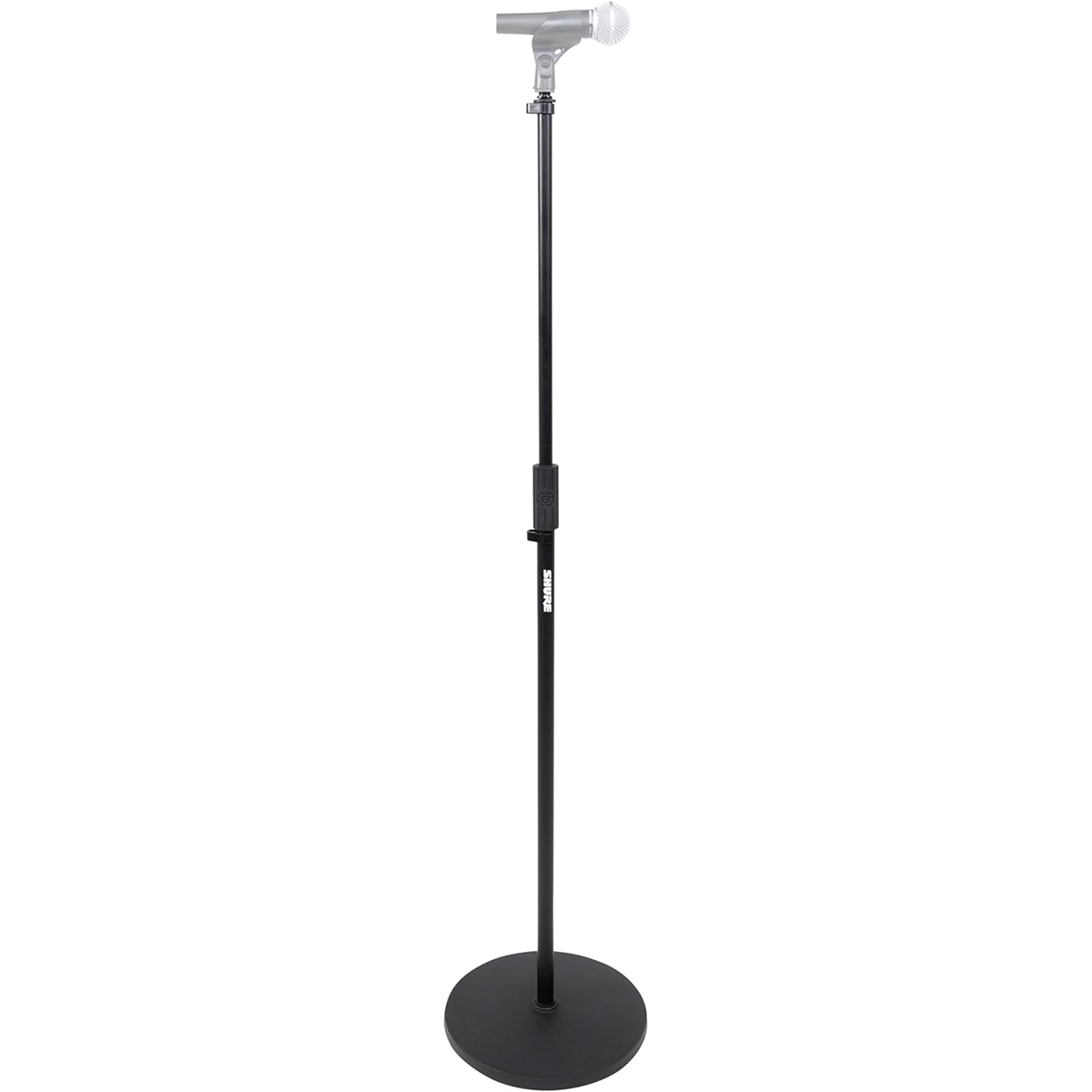 

Gator Cases Shure Round Base Mic Stand w/Standard Height Adjustable Twist Clutch 12" Base