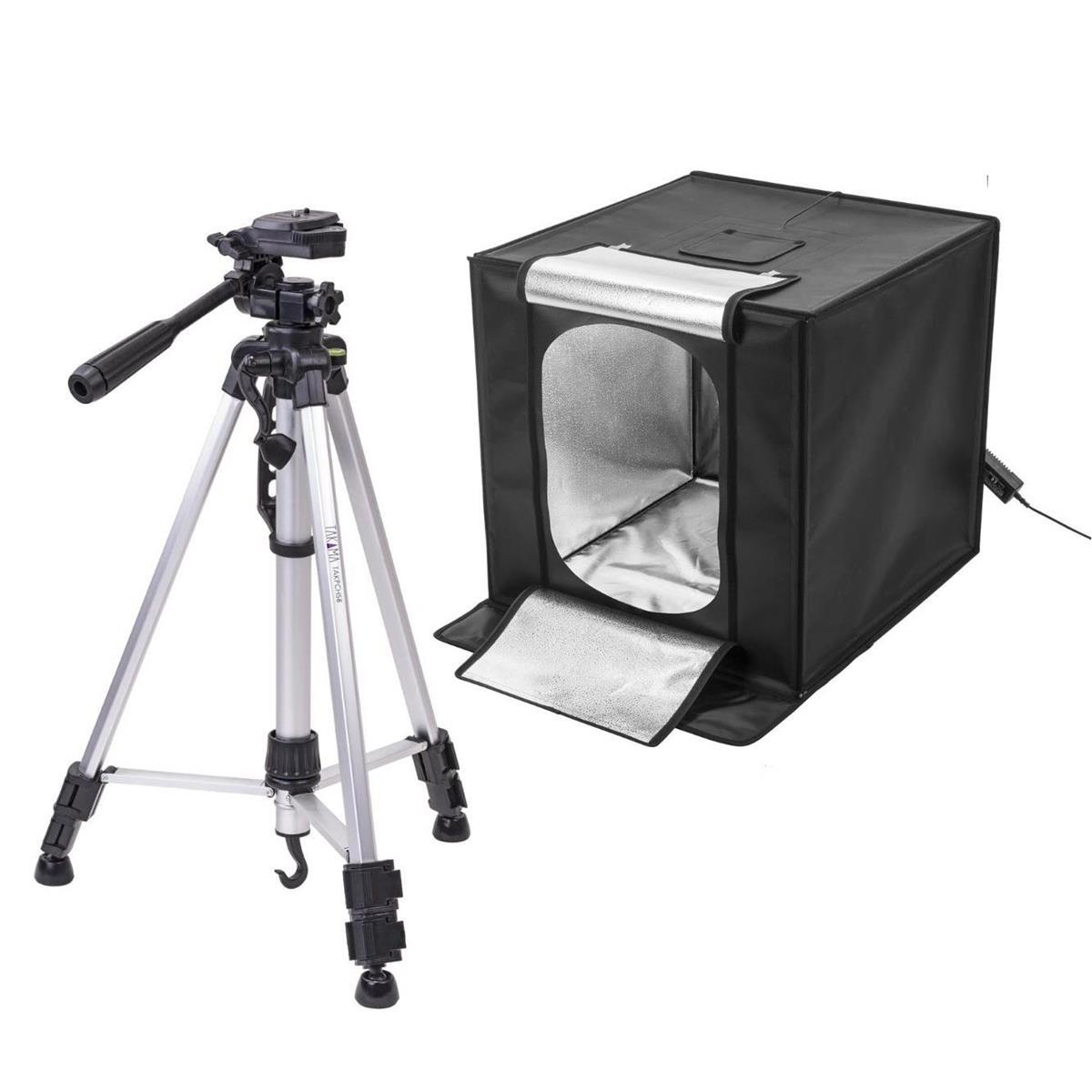 

Glow LED Studio-Cube Portable Shooting Tent with Dimmer (27") With Tripod