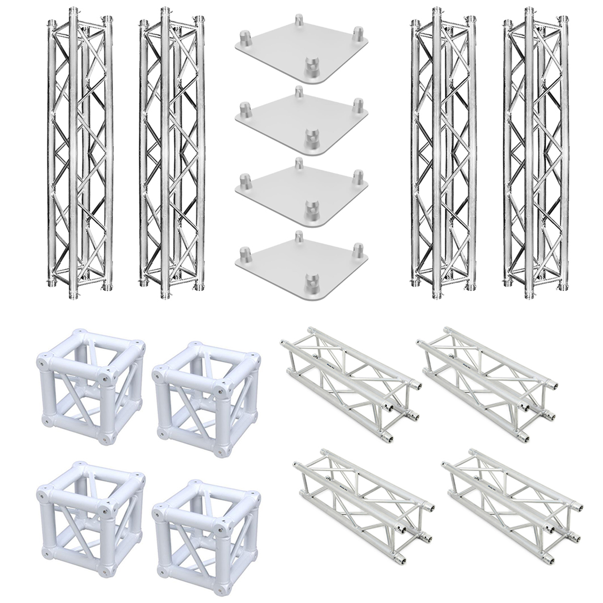 

Global Truss Junction Box with 8.20'/9.02' Square Segment and Base Plate, 4-Pack