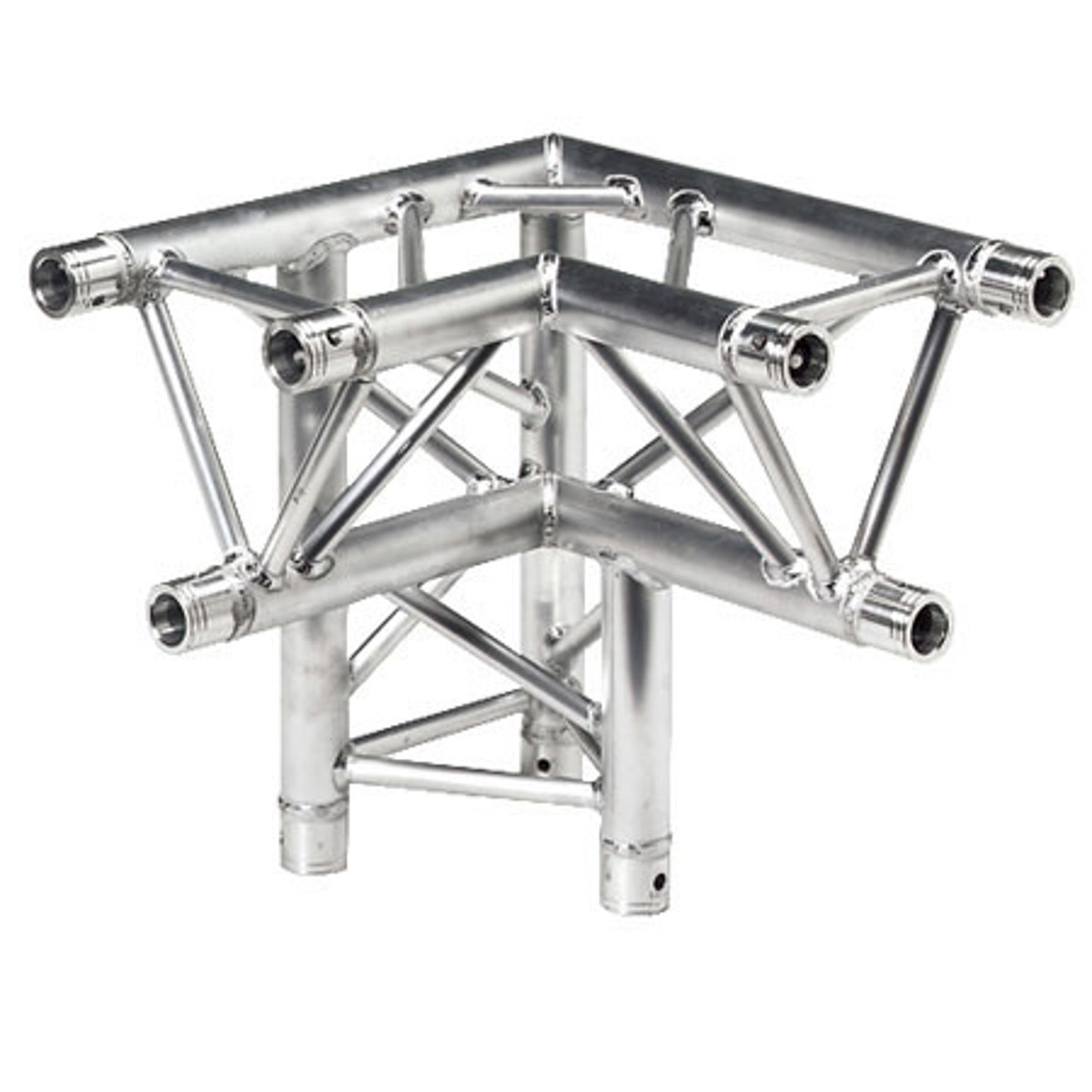 

Global Truss 1.64' (0.5m) 3 Way 90 Degree Left Corner, Apex Down