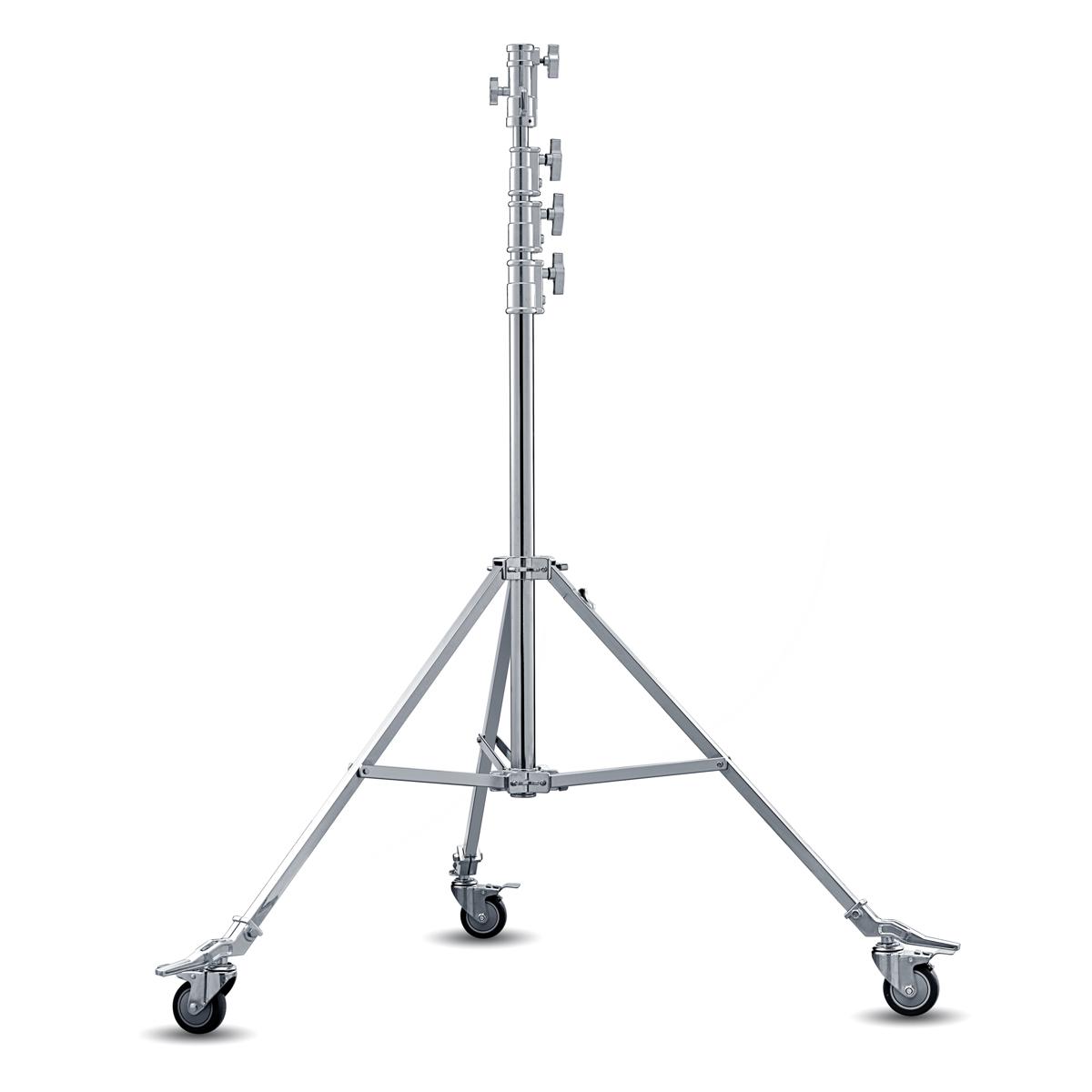 

Godox 14.8' Heavy-Duty Roller Stand, Large, Silver