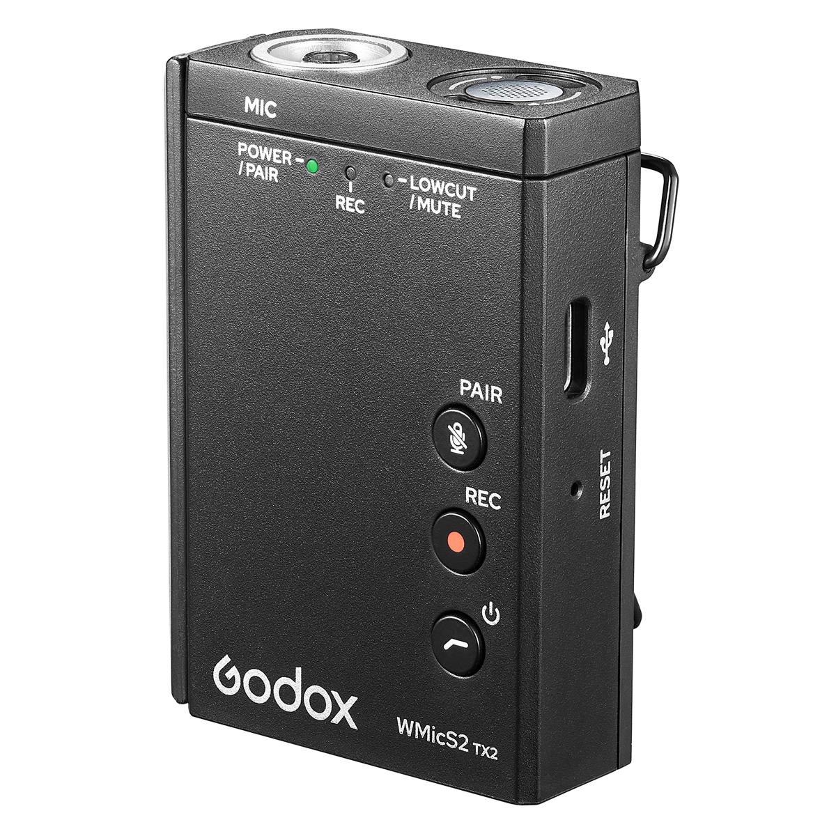 

Godox WMicS2 UHF Wireless Bodypack Transmitter