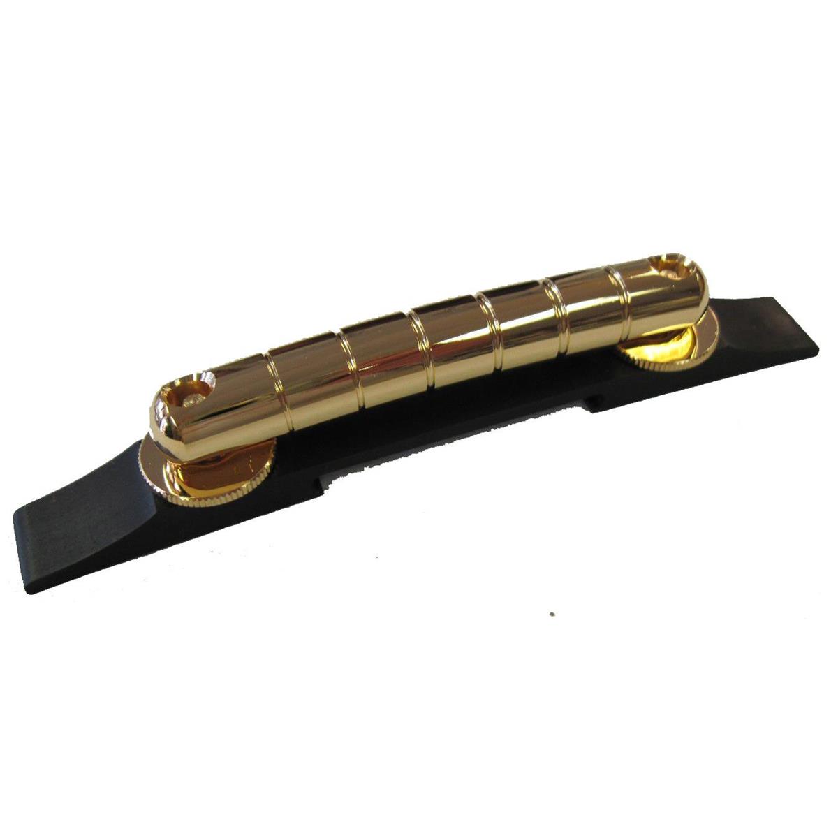 

Gretsch Rocking Bar Bridge Assembly with Ebony Base, Gold