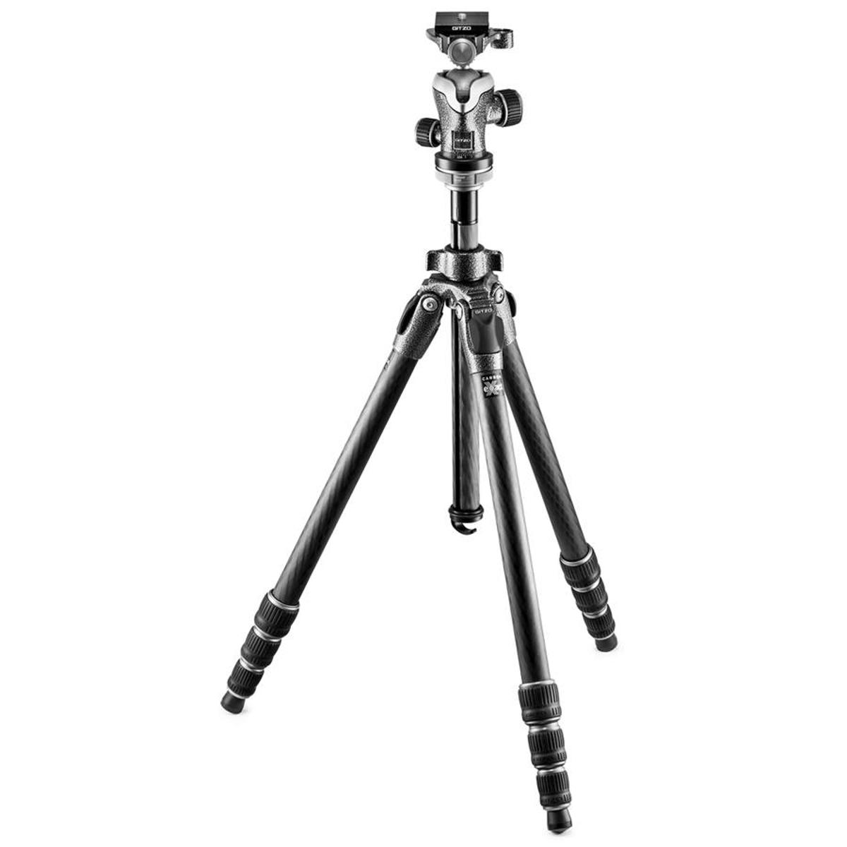 

Gitzo GT1542 Mountaineer Series 1 4-Section CF Tripod, GH1382QD Center Ball Head