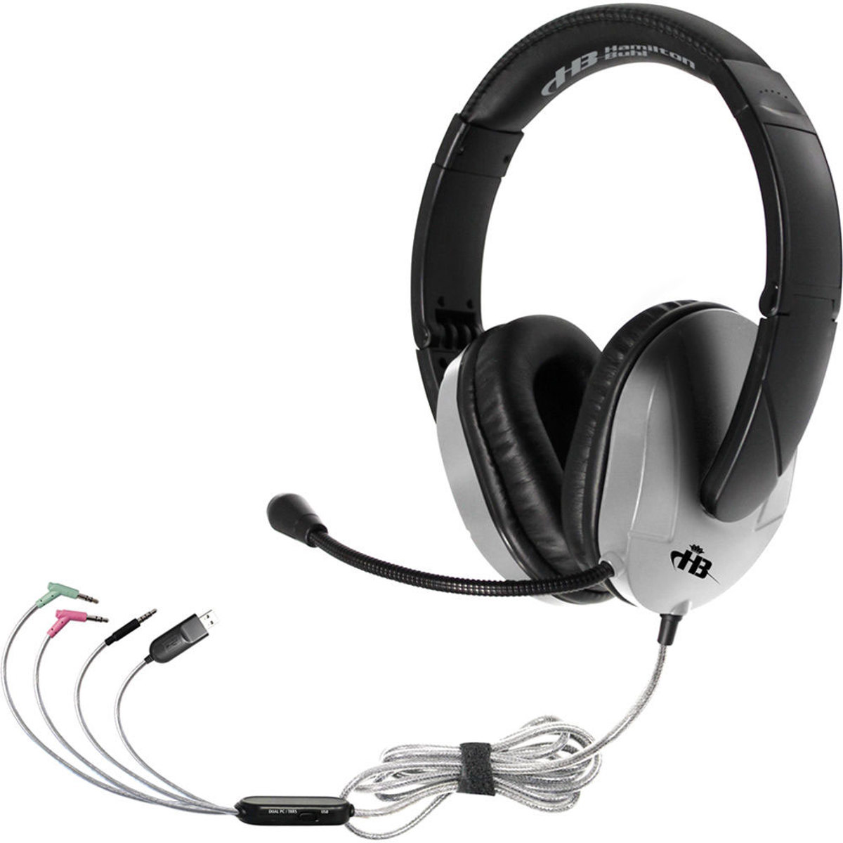 

Hamilton Buhl HamiltonBuhl TriosPlus Multimedia Headset with Reinforced Gooseneck Microphone