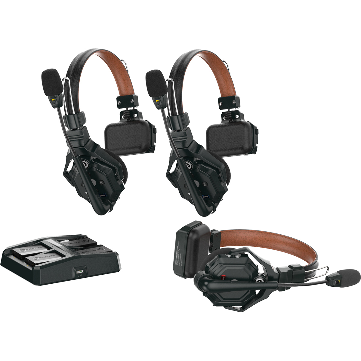 Hollyland Solidcom C1 Pro Full-Duplex ENC Wireless Intercom System w/3x Headsets -  SOLIDCOM C1 PRO-3S