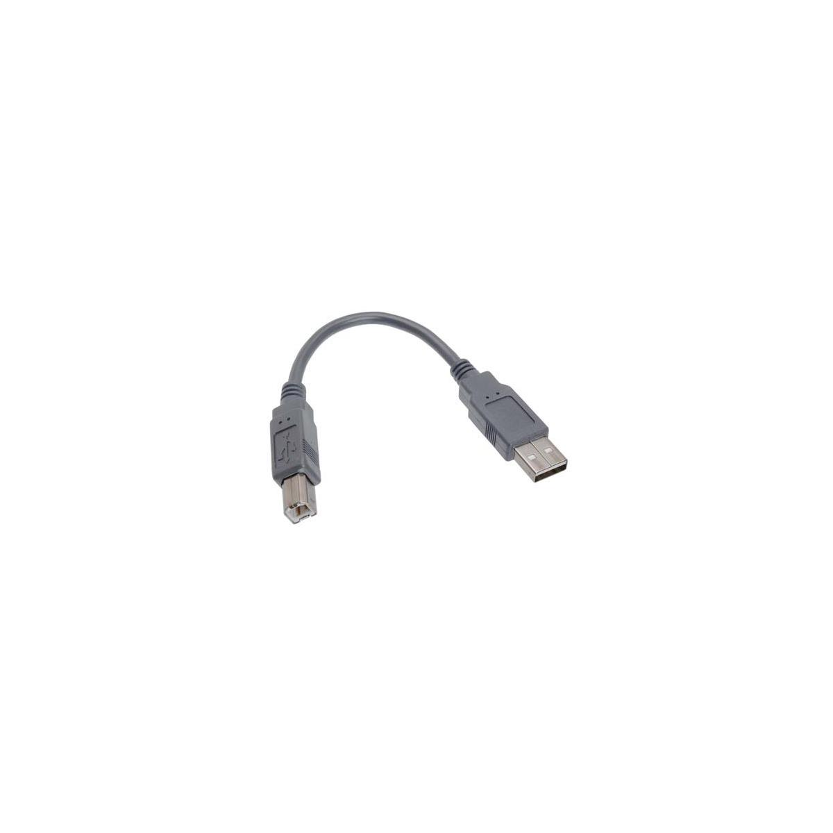 

Hosa Technology Hosa 6in USB 2.0 A Male-B Male Serial Bus Cable