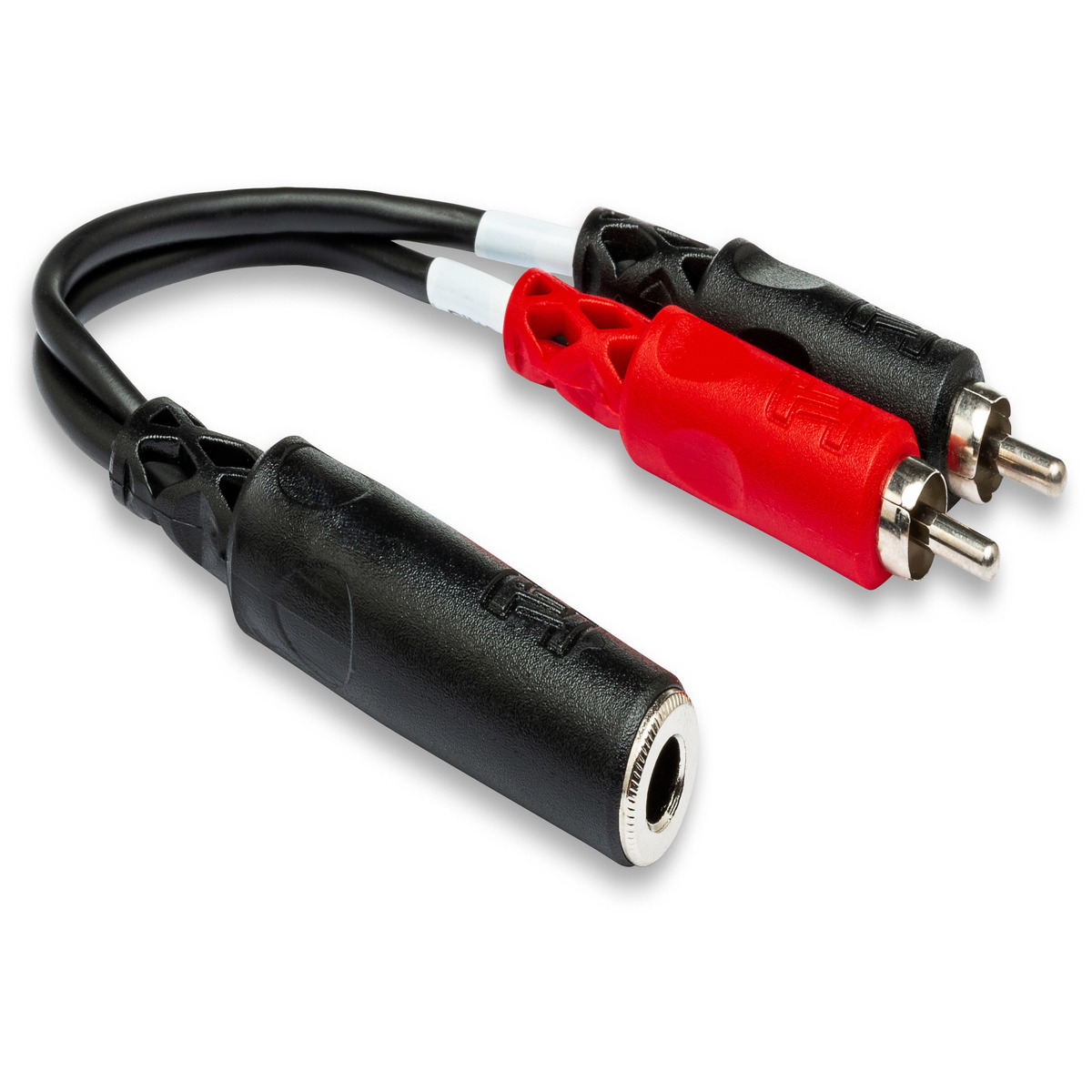 

Hosa Technology Hosa 6in Stereo 1/4in Female to Two RCA Male Y-Cable