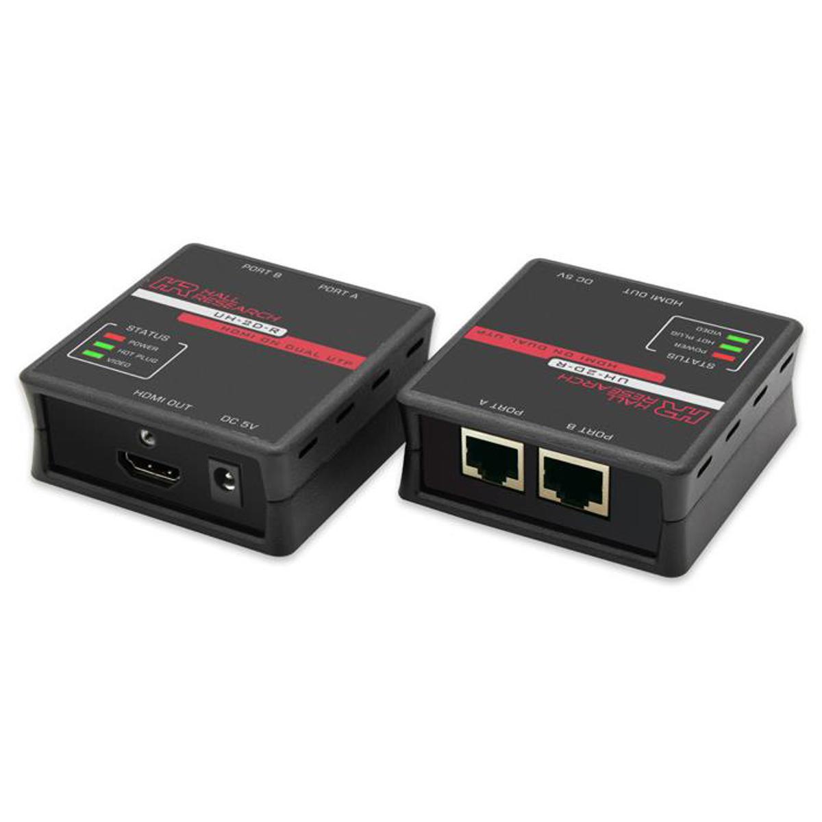 

Hall Research UH-2D HDMI over 2 CAT6 Extender Kit