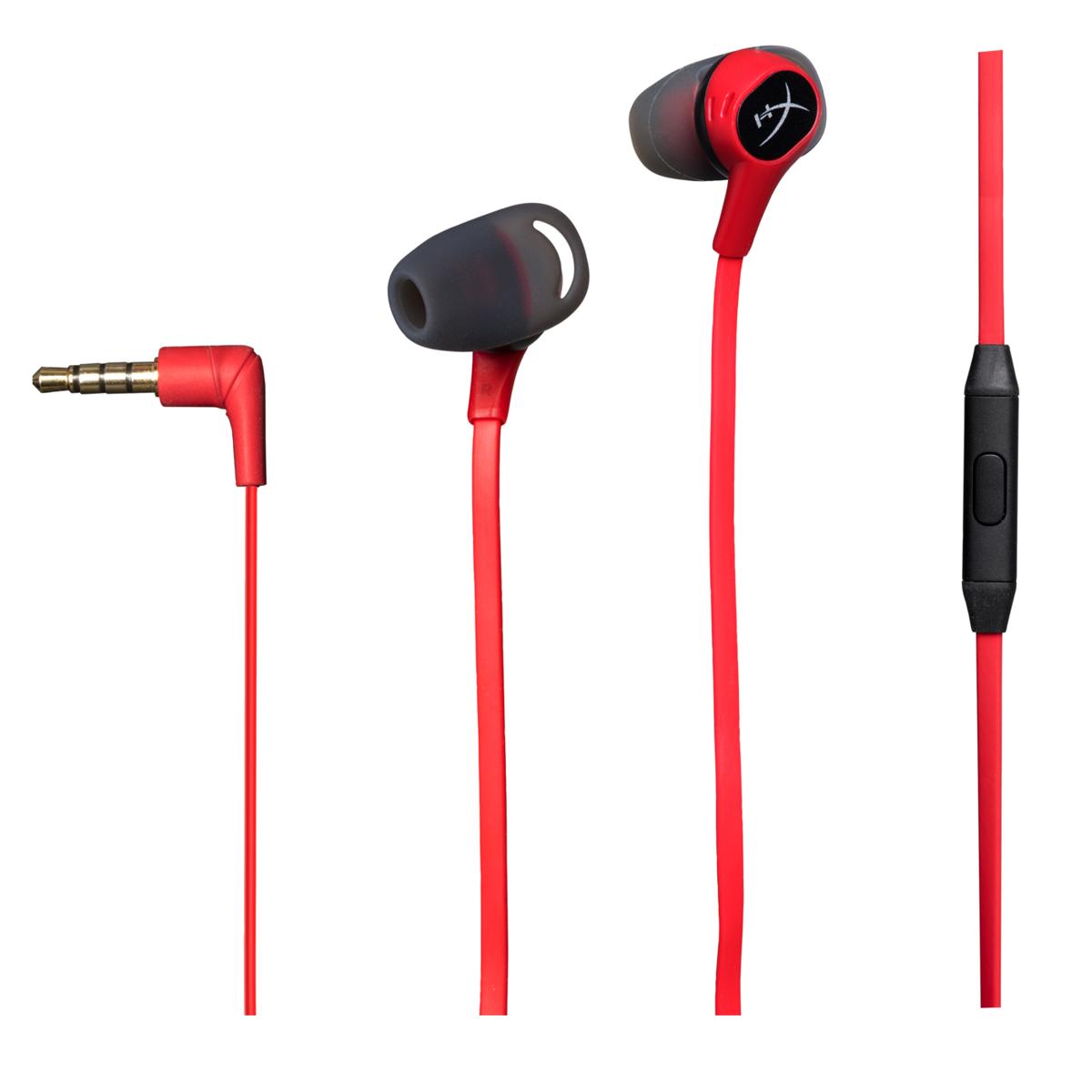 

HyperX Cloud Wired In-Ear Earbuds for Nintendo Switch, Red/Black