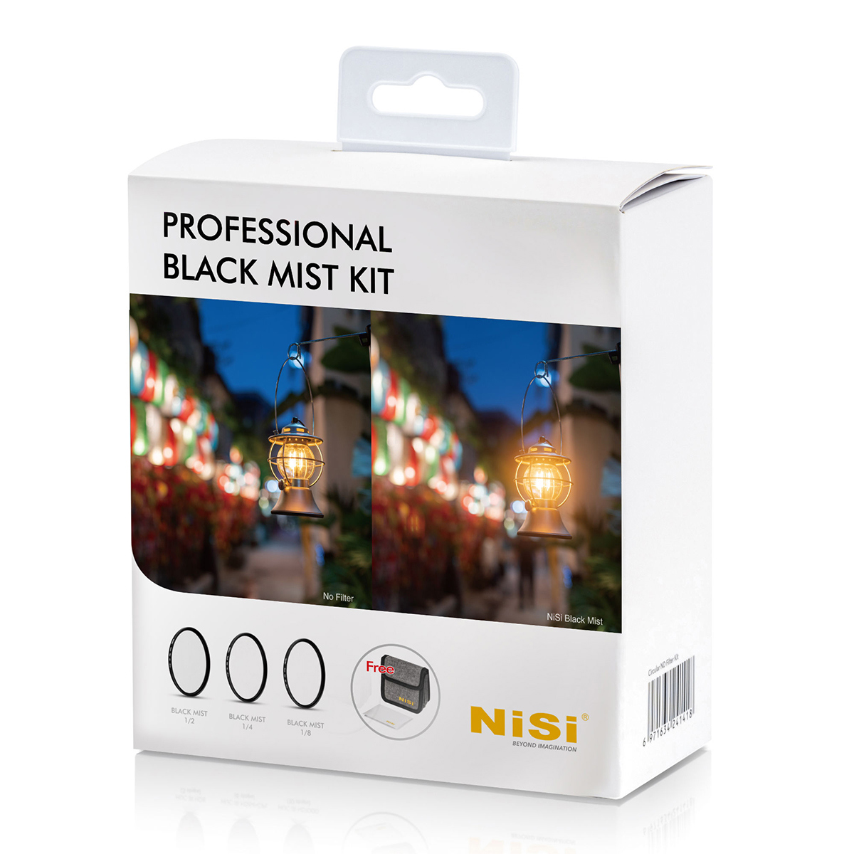 

NiSi Professional Black Mist Kit with 1/2, 1/4, 1/8 Filter and Case 46mm