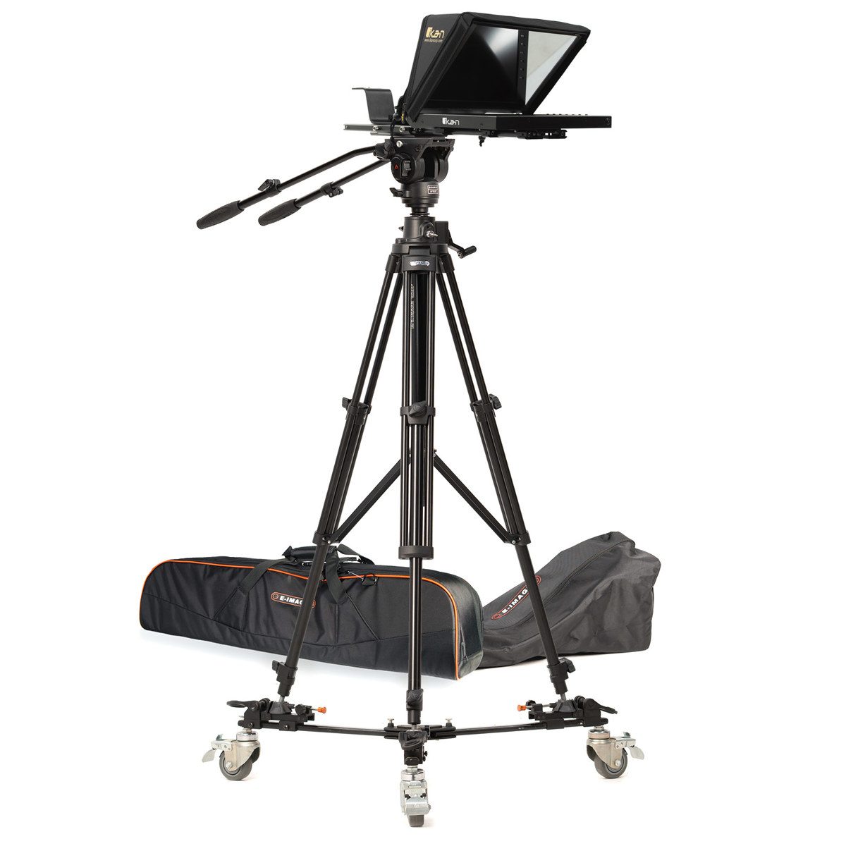 

Ikan 12" Professional Portable Teleprompter with Pedestal and Dolly Turnkey