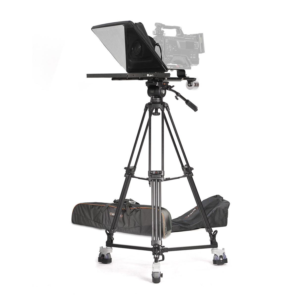 

Ikan 17" Teleprompter with Tripod and Dolly Turnkey