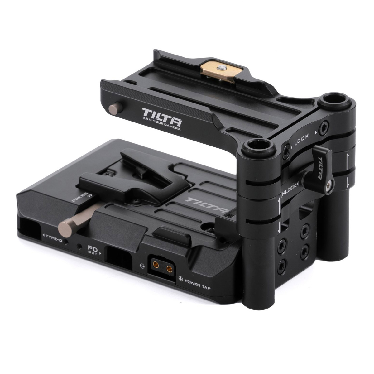 

Tilta Tiltaing ARCA Style Smart V-Mount Battery Baseplate, Black