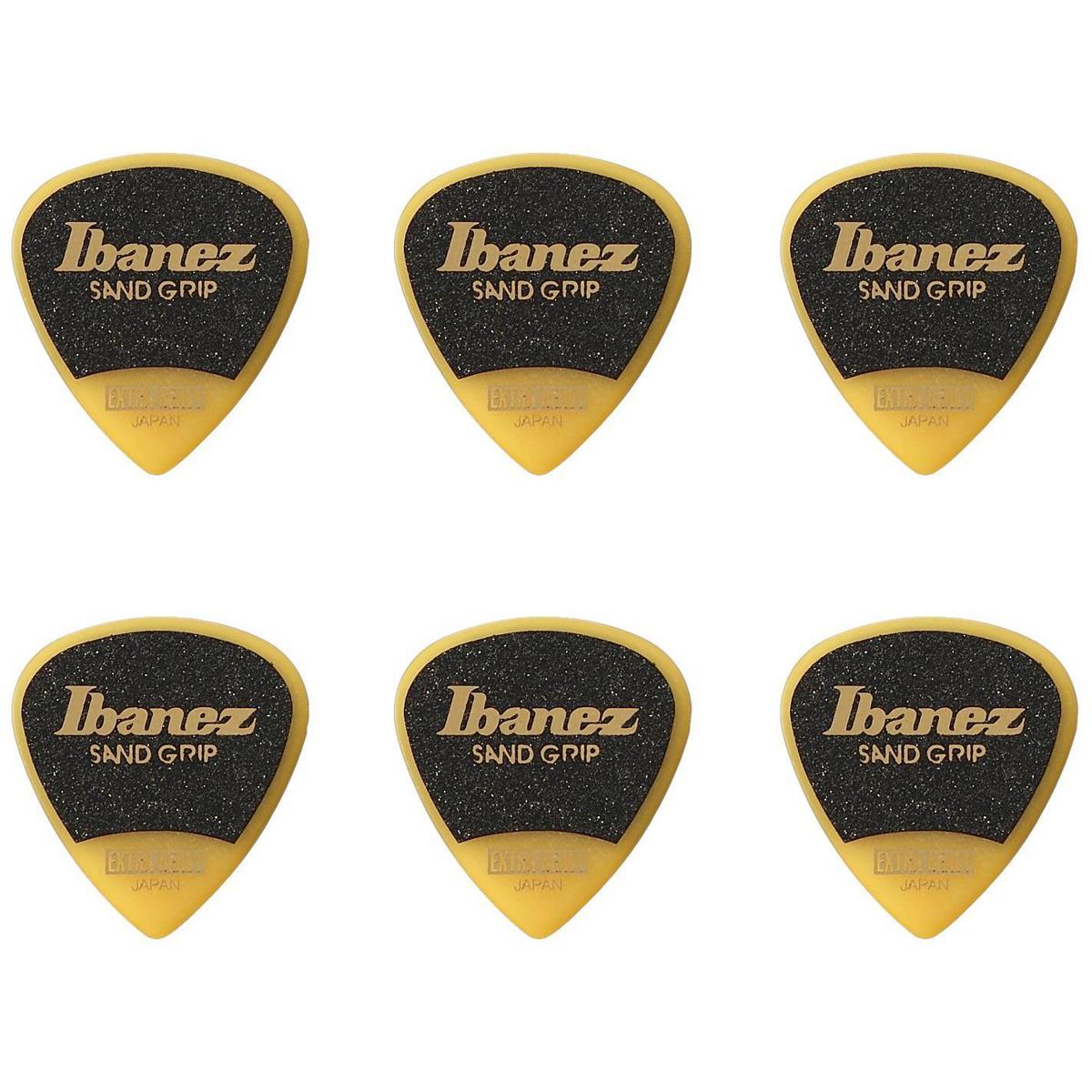 

Ibanez 1.2mm Thickness Pick, Sand Grip, Extra Heavy, 6 Pack, Yellow