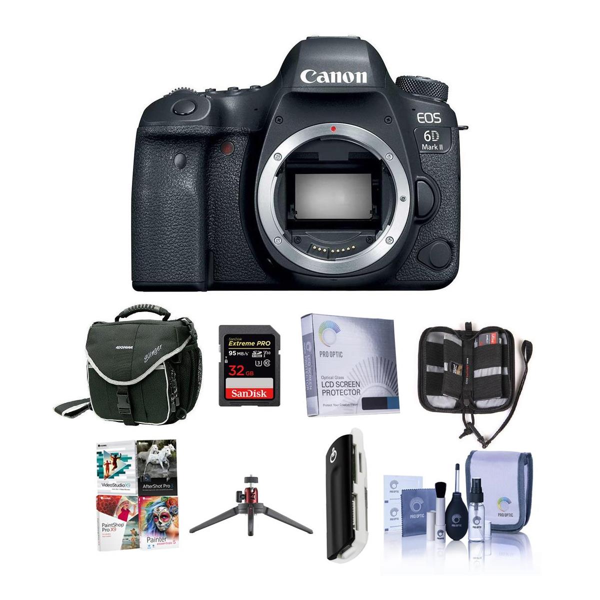 

Canon EOS 6D Mark II DSLR Body With Free Accessory Bundle