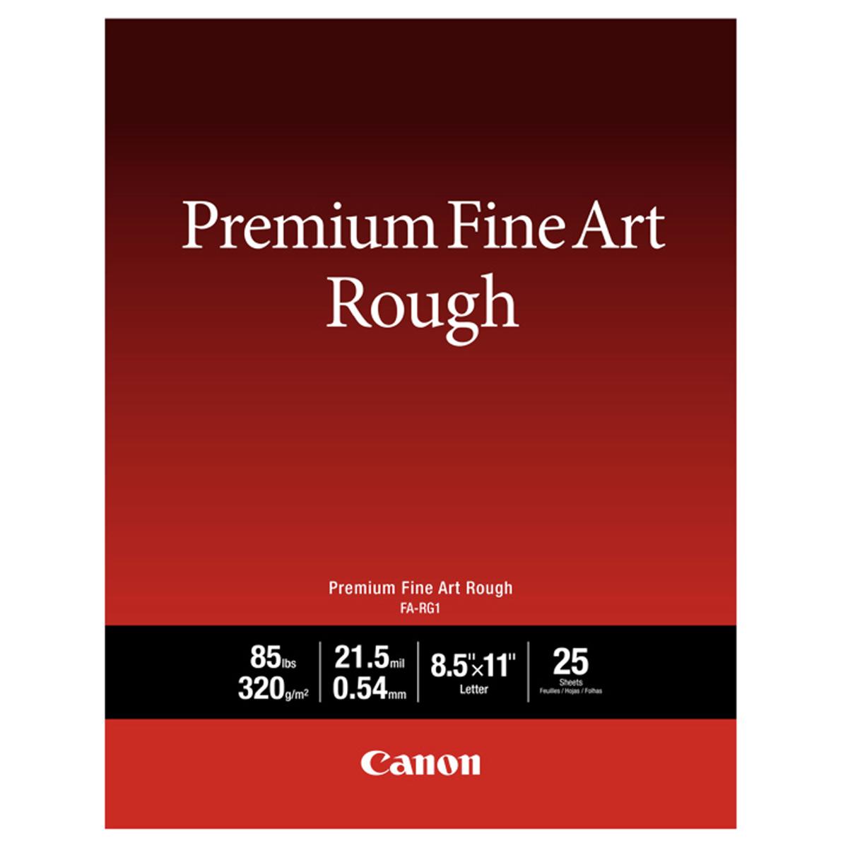 

Canon Premium Fine Art Rough Photo Paper, 8.5x11", 25 Sheets