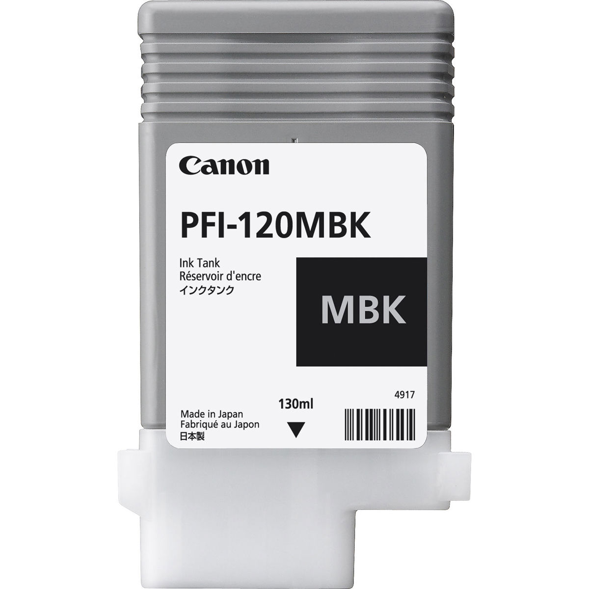 

Canon PFI-120 130ml Pigment Ink Tank for imagePROGRAF Printers, Matte Black