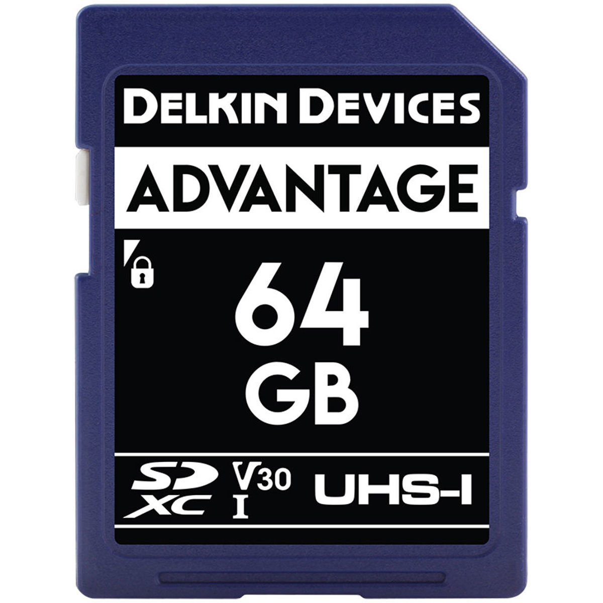 

Delkin Devices Advantage 64GB UHS-I Class 10 U3 V30 SDXC 633x Memory Card