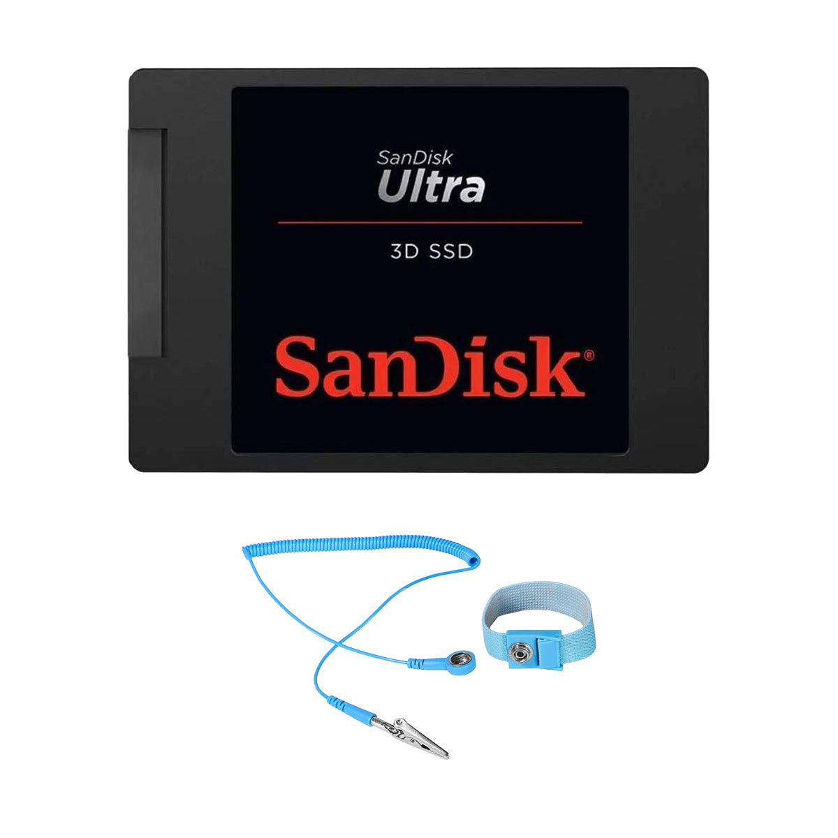 

SanDisk Ultra 3D 1TB SATA III 2.5" Internal SSD, with 6' Anti-Static Wrist Strap