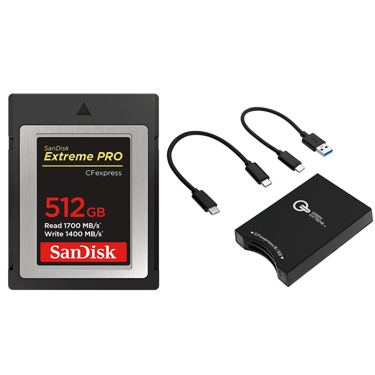 

SanDisk Extreme PRO 512GB CFexpress Type-B Card with Memory Card Reader