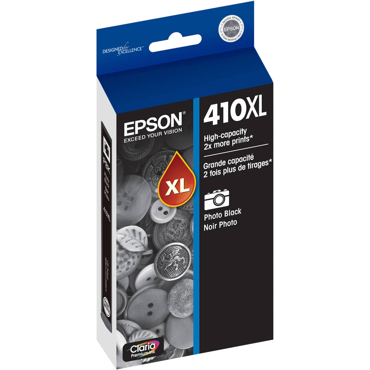 

Epson T410 Claria Premium High Capacity Photo Black Ink Cartridge