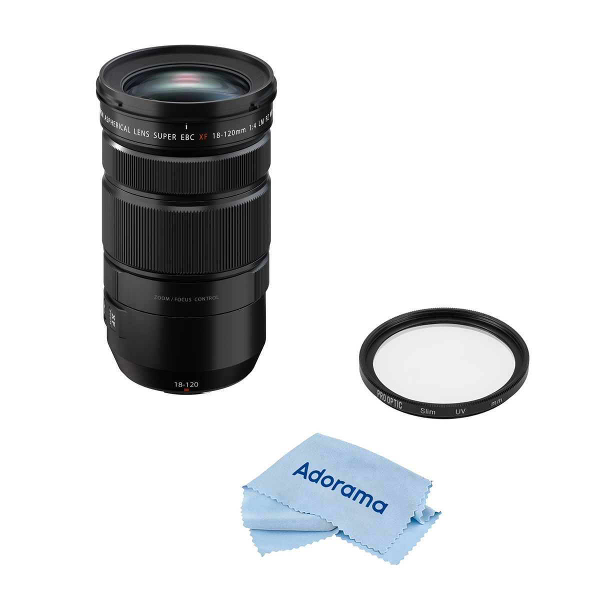 Fujifilm XF 18-120mm f/4 LM PZ WR Lens with Accessories Kit -  16780224 AK