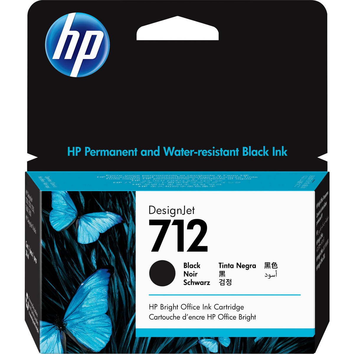 

HP 712 38ml Black DesignJet Ink Cartridge for T650/T630/T230/T210/Studio Plotter