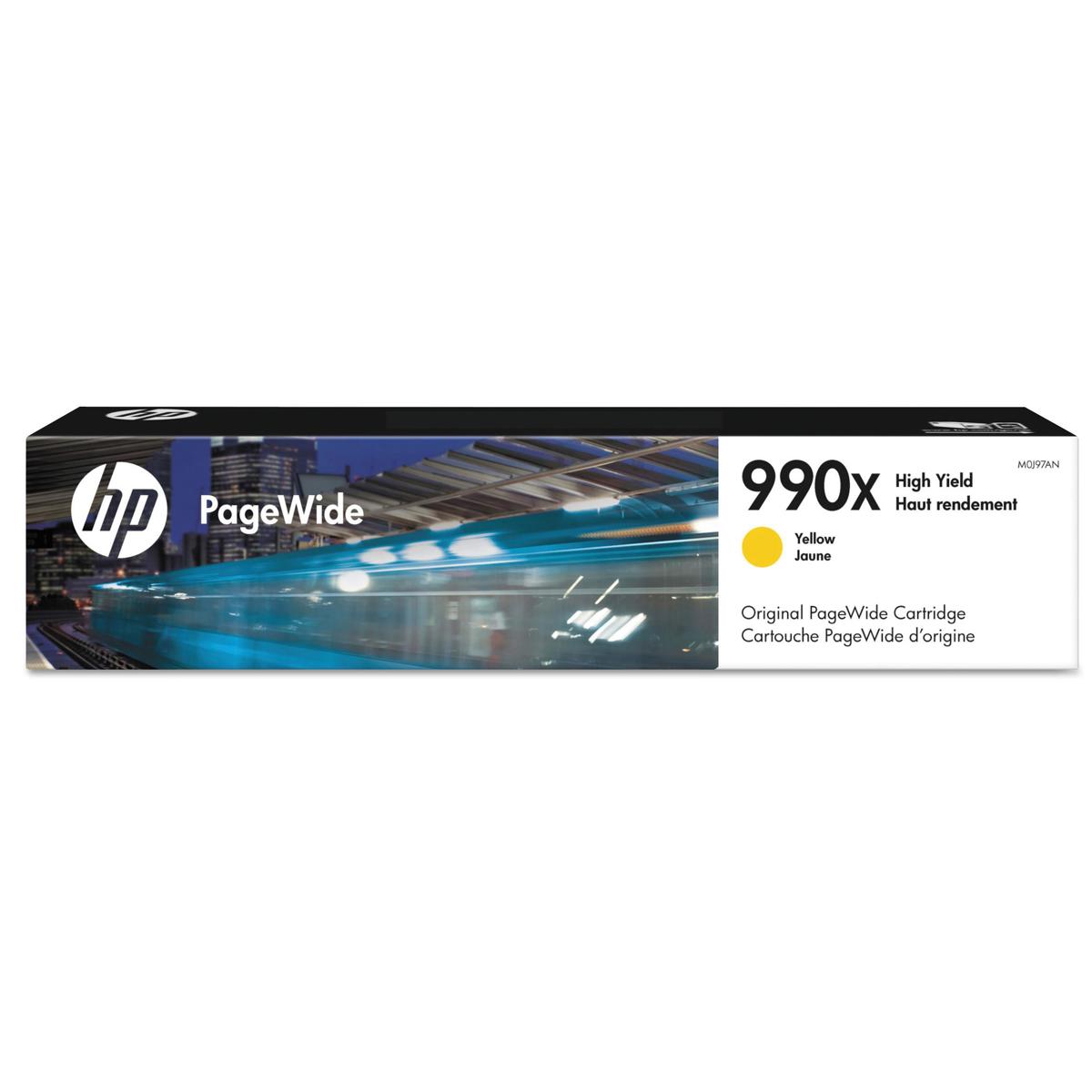 

HP 990X High Yield Original PageWide Cartridge, Yellow