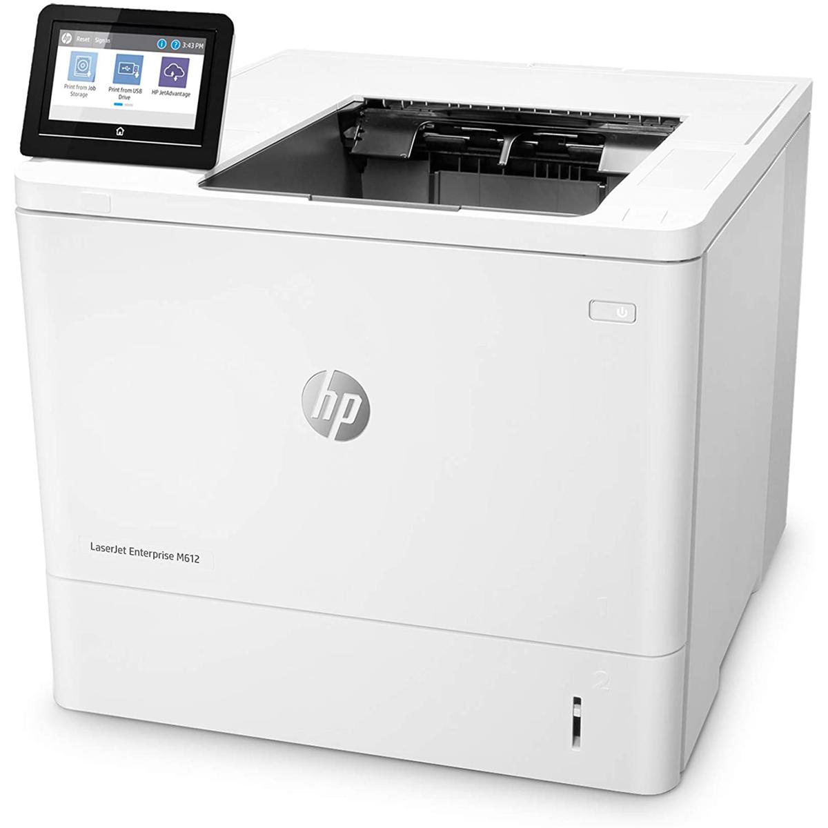 

HP LaserJet Enterprise M612dn Duplex Laser Printer, 75ppm, 2 Paper Trays