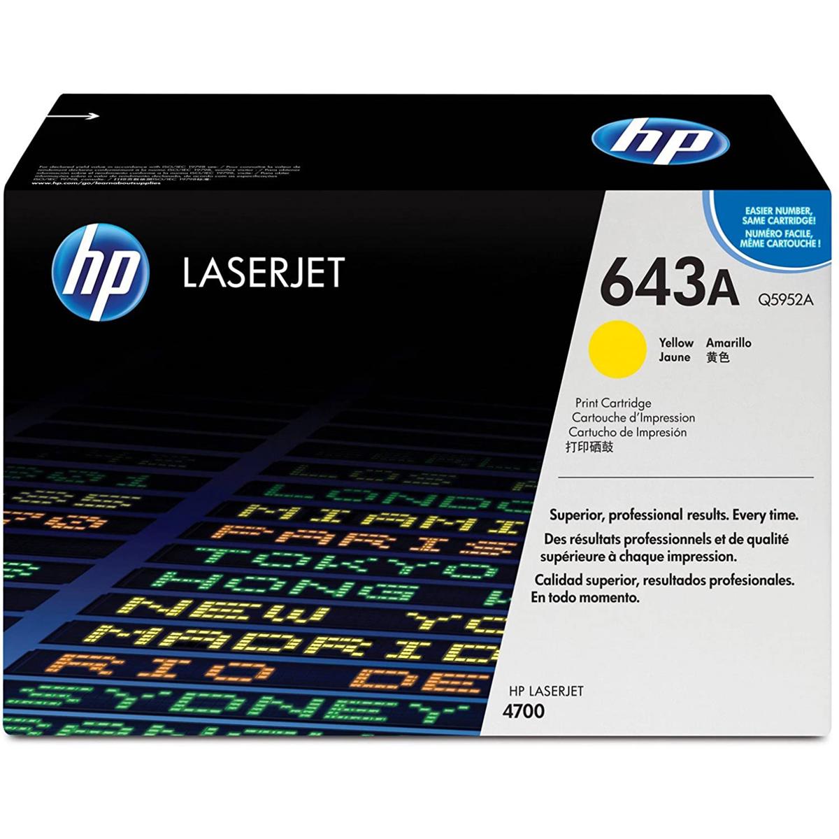 

HP Q5952A LaserJet Yellow Cartridge, ColorSphere Toner