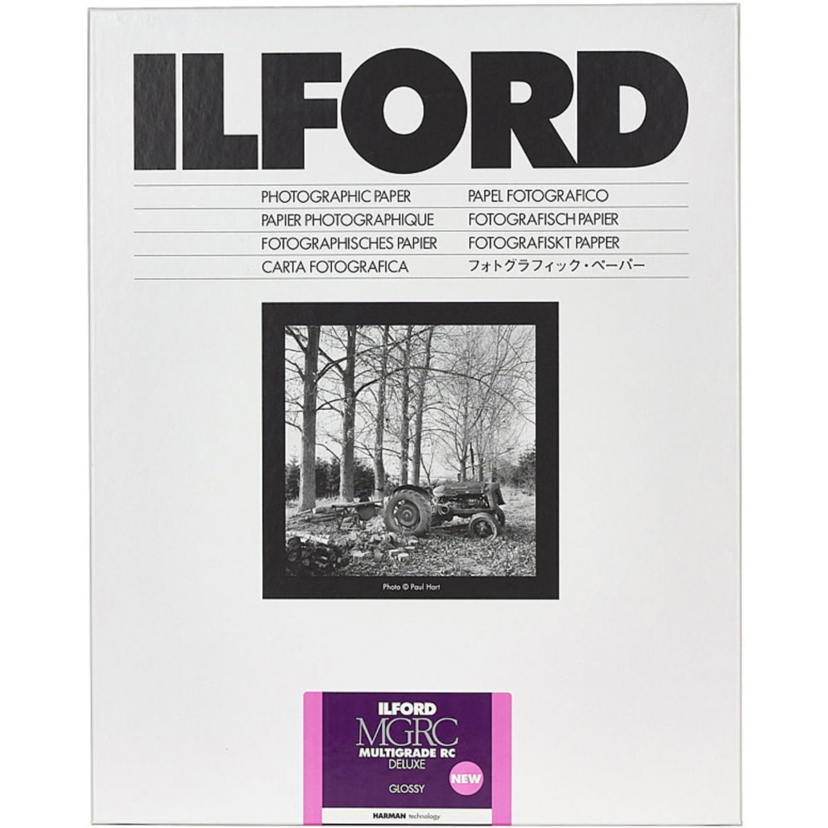 

Ilford Multigrade V RC Deluxe Glossy Black/White Photo Paper, 12x16", 50 Sheets