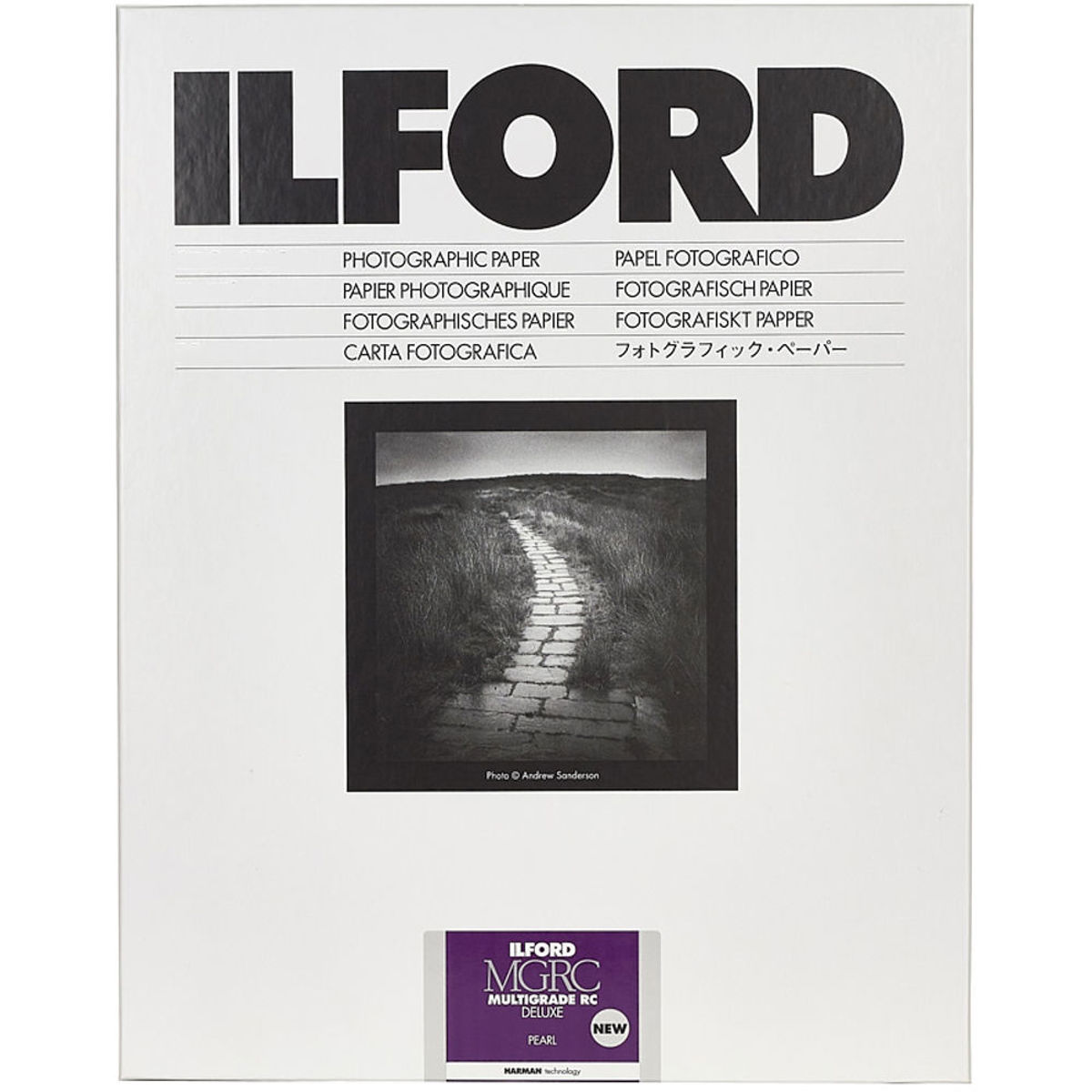 

Ilford Multigrade V RC Deluxe Pearl Black/White Photo Paper, 8x10", 1000 Sheets