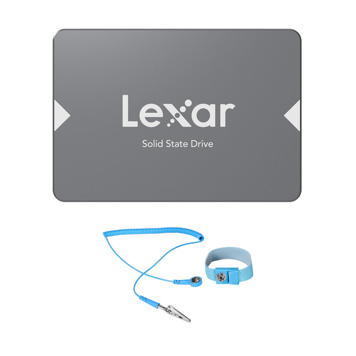 

Lexar NS100 2TB SATA III 2.5" Internal SSD, with 6' Anti-Static Wrist Strap