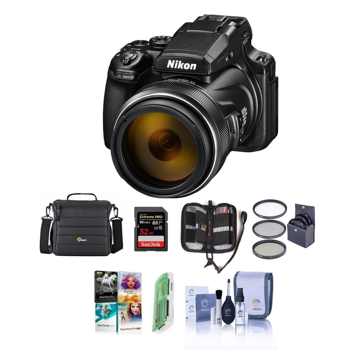 

Nikon COOLPIX P1000 Digital Camera With Free PC Accessory Bundle