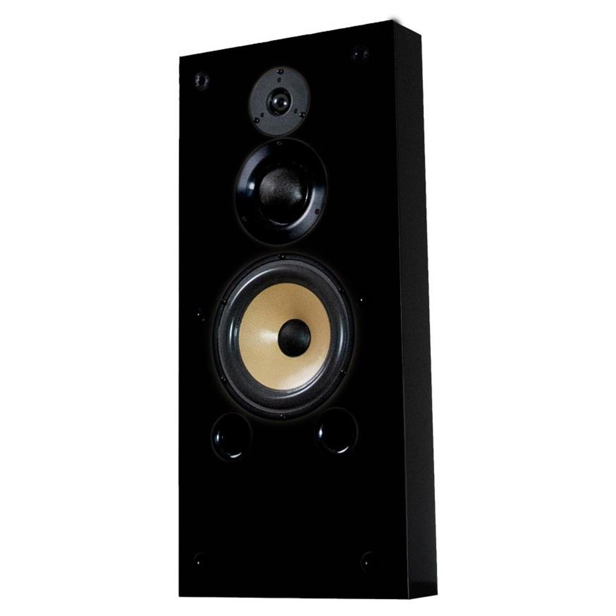 

Induction Dynamics S1.8W 3-Way On-Wall Bookshelf Speaker, Black Gloss