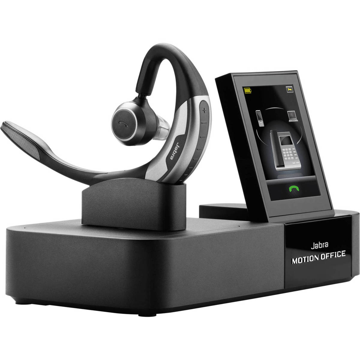 

Jabra Motion Office Bluetooth Headset with USB Adapter and Touchscreen Base