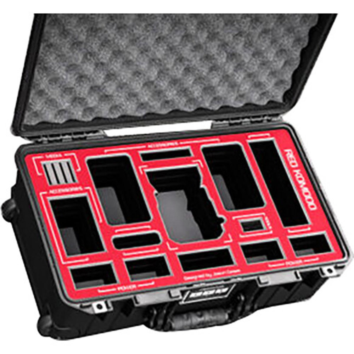 

Jason Cases Wheeled Hard Case with Laser-Cut Foam for KOMODO, Expander Module