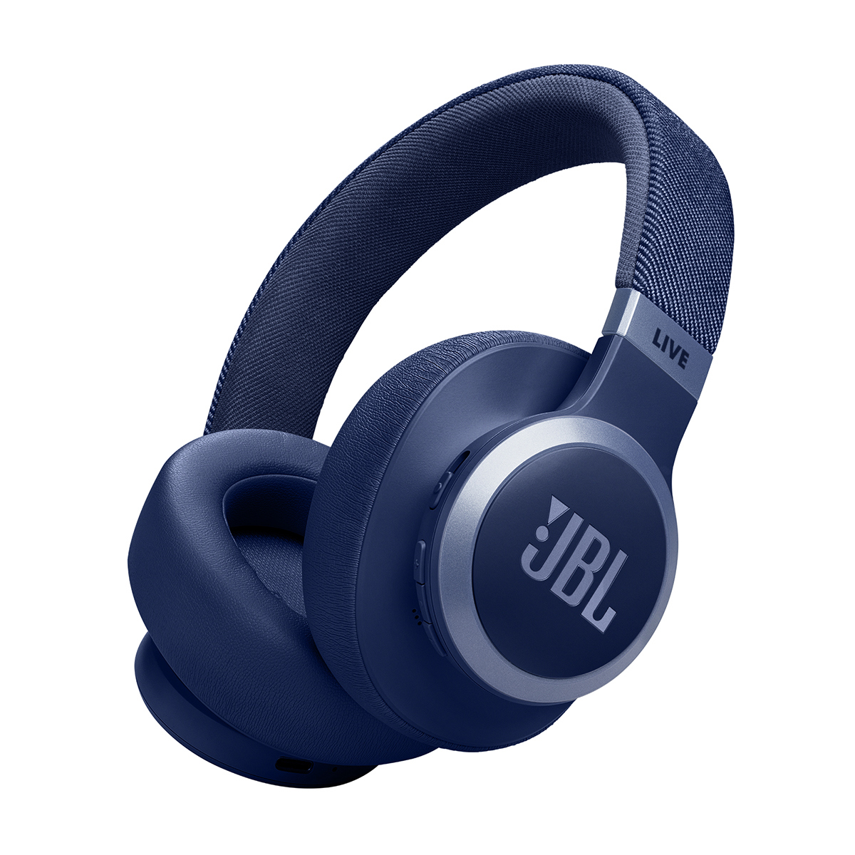 

JBL Live 770NC Wireless True Adaptive Noise Cancelling Over-Ear Headphones Blue