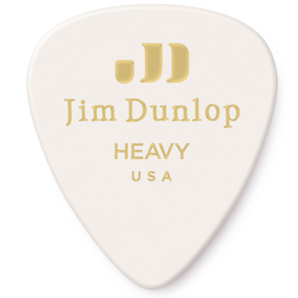 

Dunlop Celluloid Guitar Picks, Heavy, White, 72-Pack