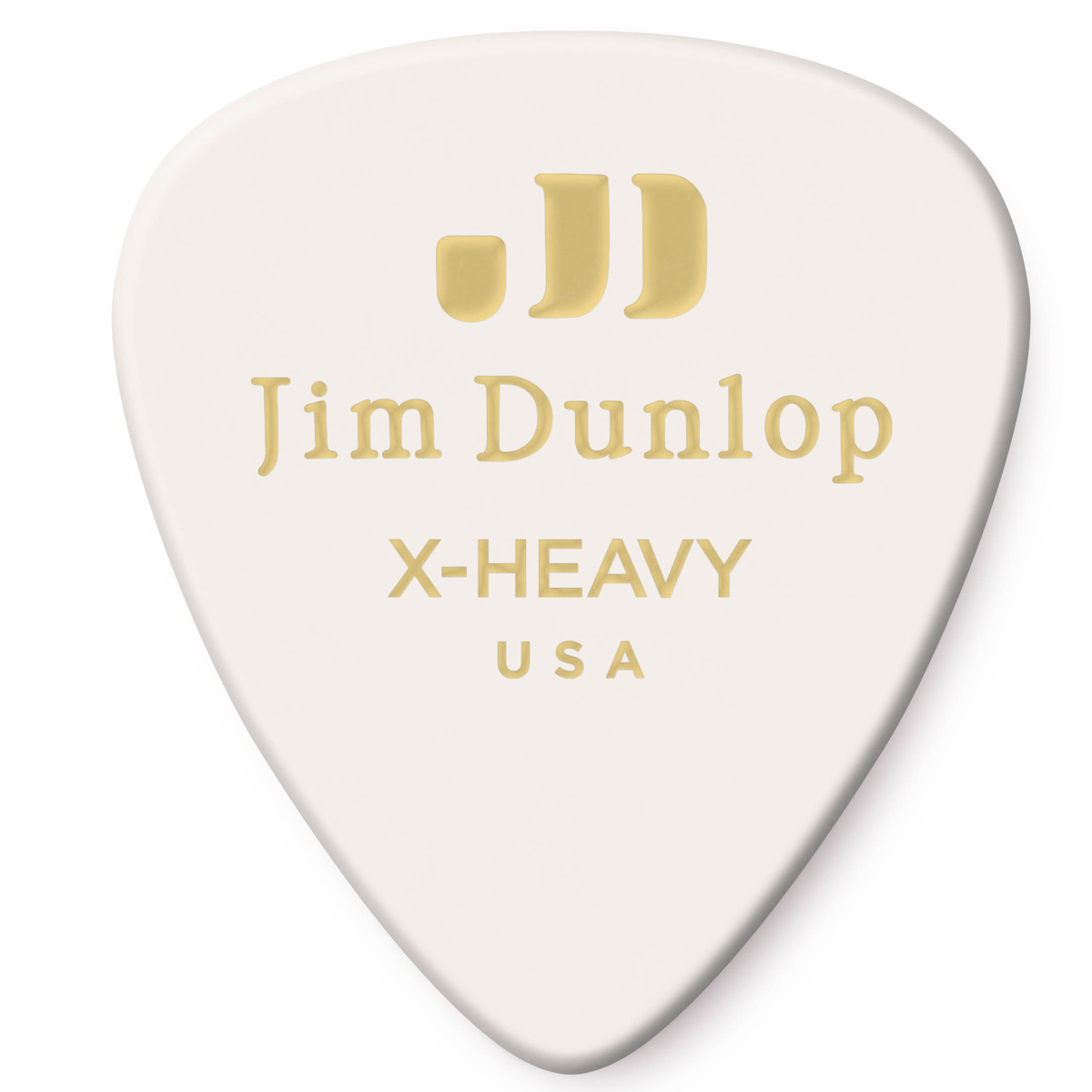 

Dunlop Celluloid Guitar Picks, Extra Heavy, White, 72-Pack