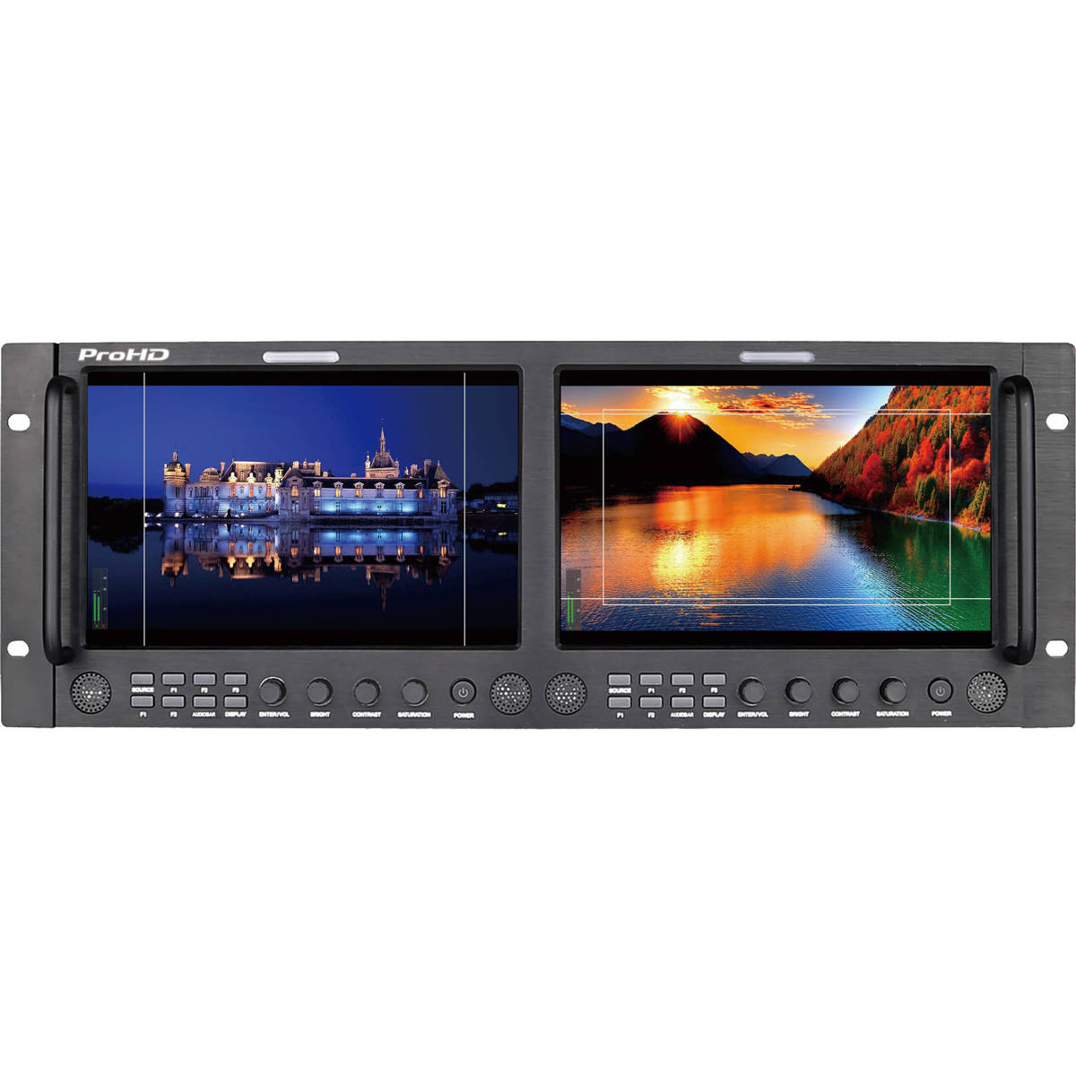 

JVC DT-X93HX2 Dual 9" IPS Full HD Broadcast Rack-Mount LED Video Monitor