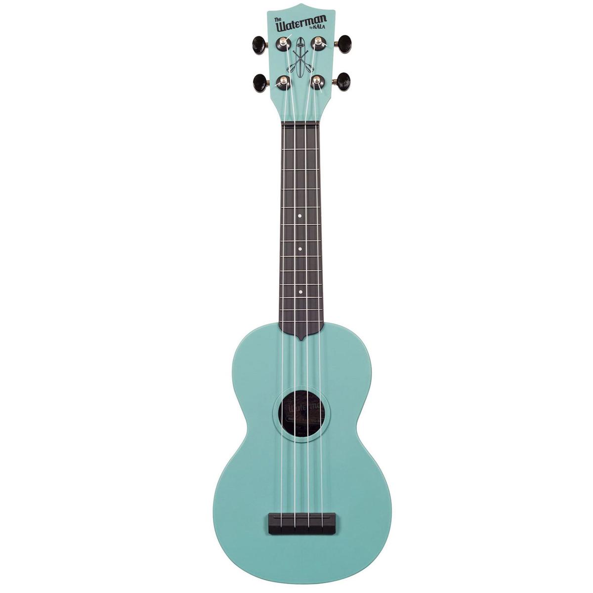 

Kala Matte Glow-In-the-Dark Aqua Waterman Soprano Ukulele with Tote Bag