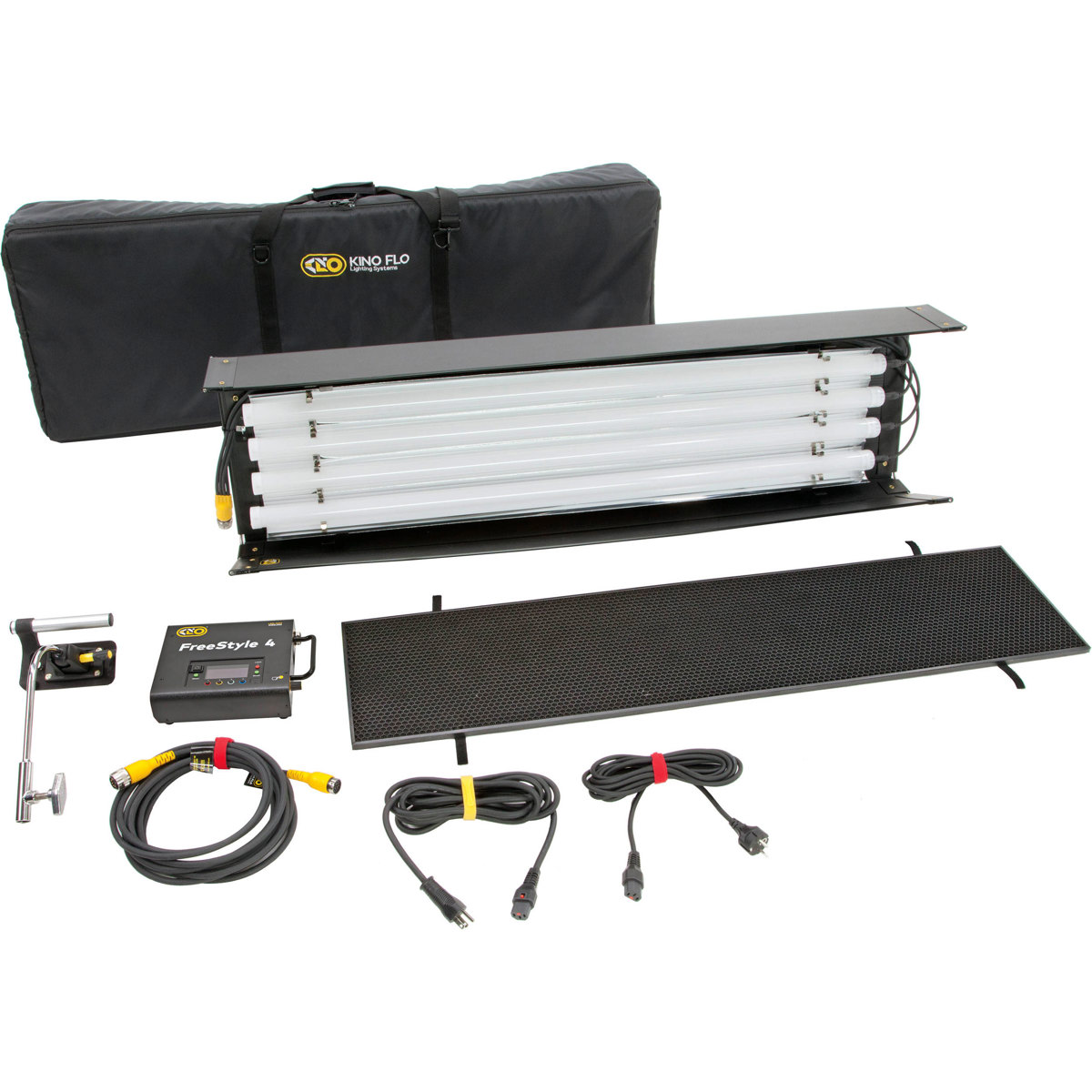 

Kino Flo FreeStyle T44 LED 1-Light Kit, Mount with Baby Receiver & Soft Case