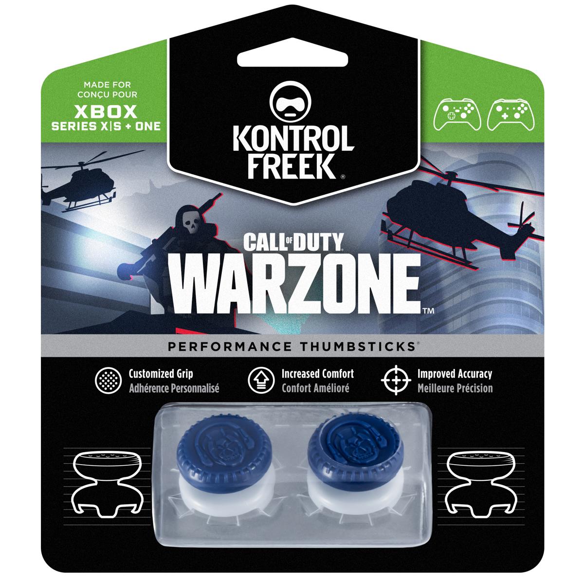 

Kontrolfreek Call of Duty: Warzone Kit for Xbox Series X|S Controller, Blue/Gray